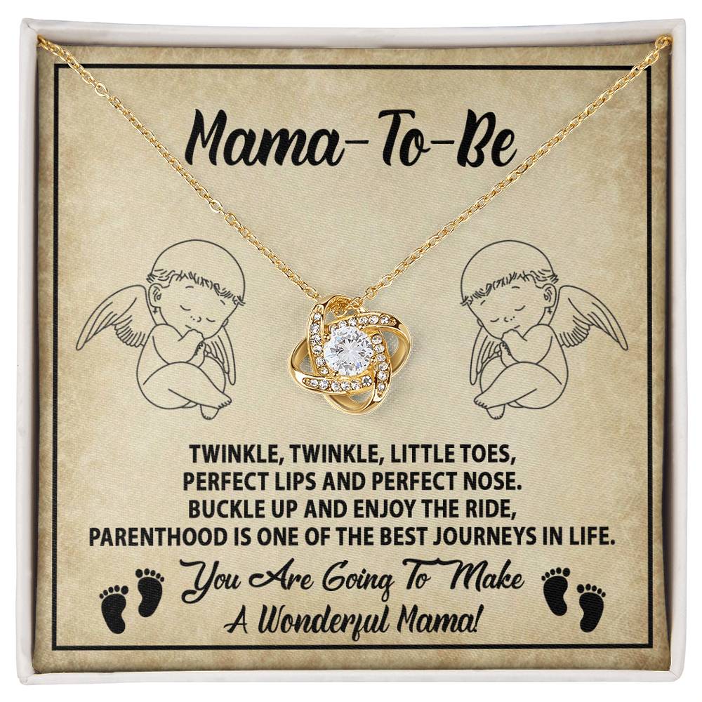 Mama To Be, Enjoy The Ride, Love Knot Necklace