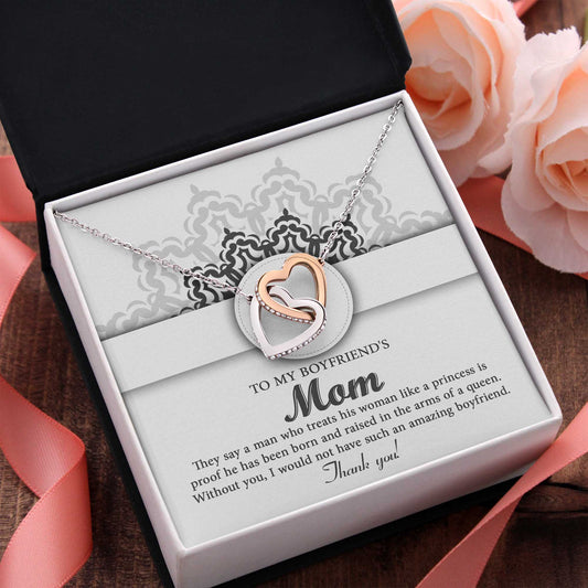 To My Boyfriend's Mom, In The Arms, Interlocking Hearts Necklace