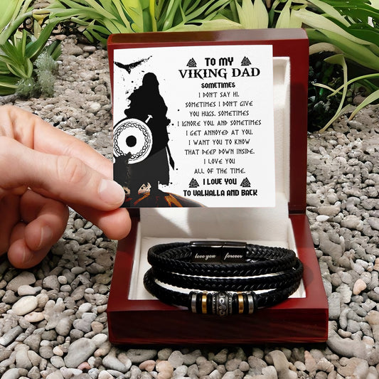 To My Dad, Deep Down Inside I Love You, Love You Forever Bracelet, Gift For Dad