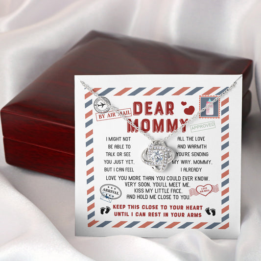 Dear Mommy, Love You More Than You Could Ever Know, Love Knot Necklace