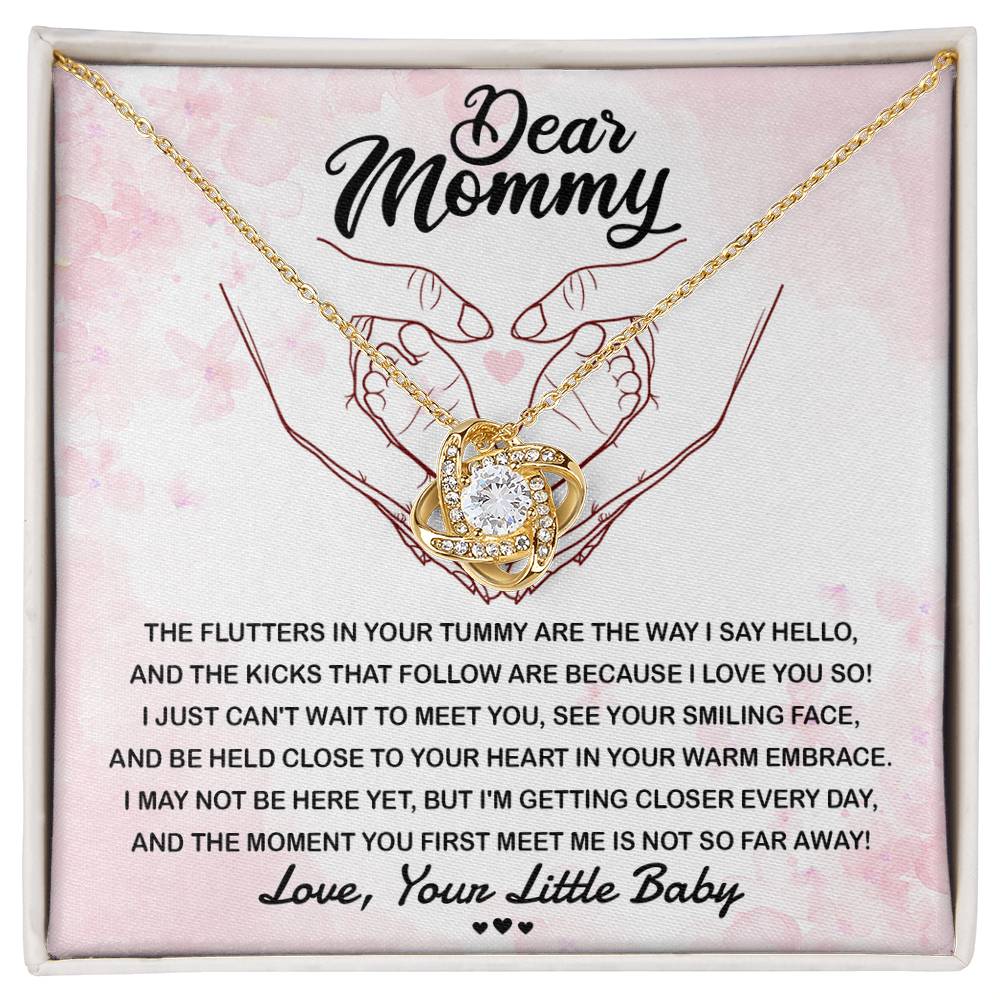 Mommy I Love You, Love Knot Necklace