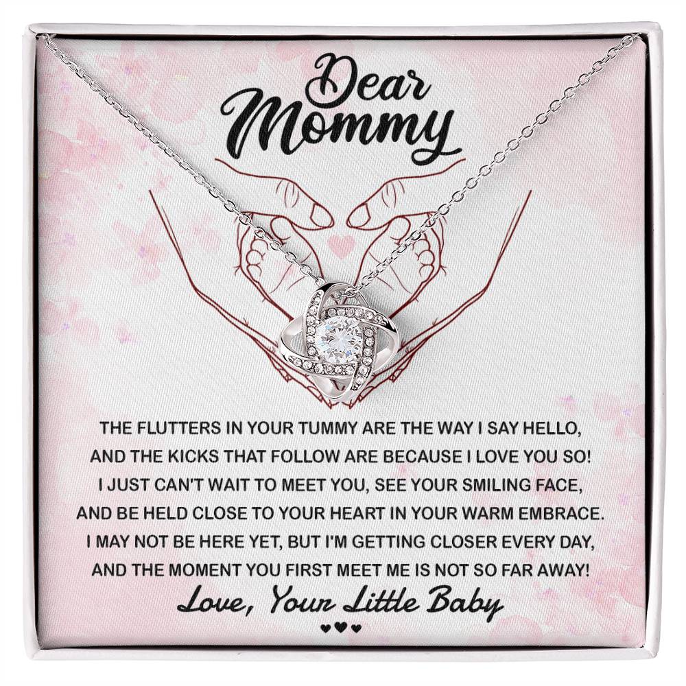 Mommy I Love You, Love Knot Necklace