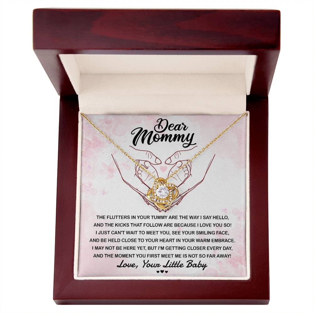 Mommy I Love You, Love Knot Necklace