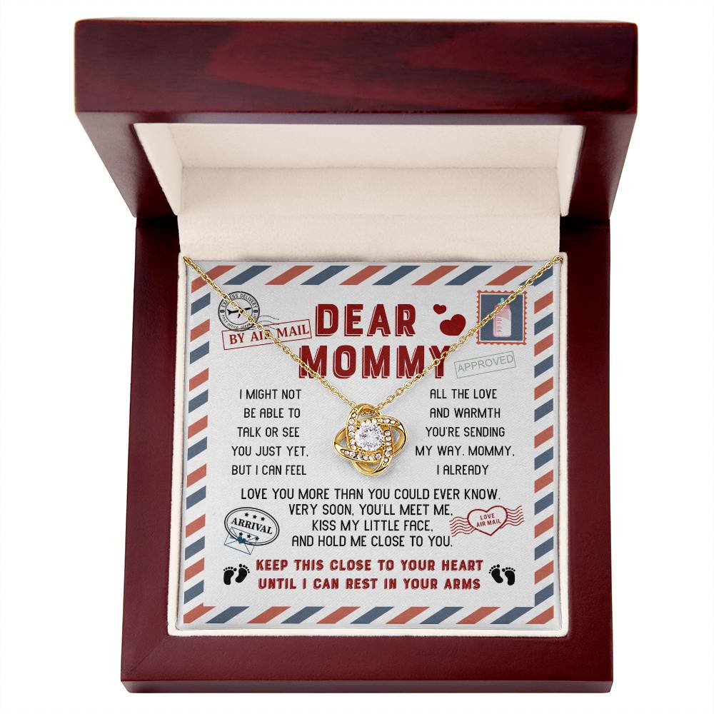 Dear Mommy, Love You More Than You Could Ever Know, Love Knot Necklace