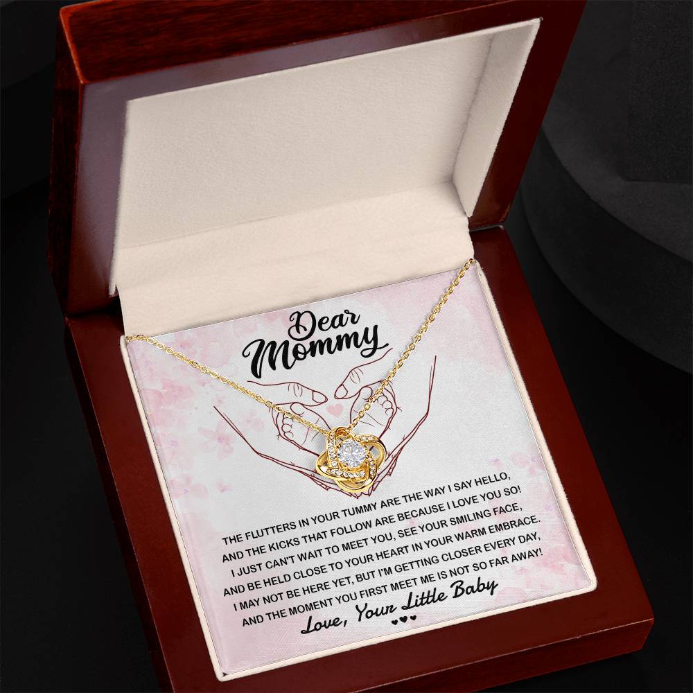 Mommy I Love You, Love Knot Necklace